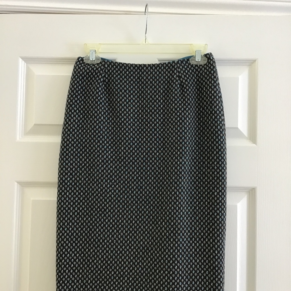 Nine West wool blend textured pencil skirt size 2